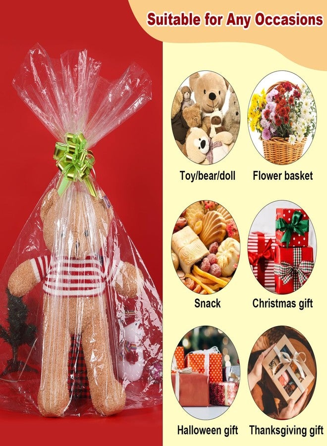 Ebristar Extra Large Cellophane Bags for Gift Baskets 40x50 Inches, 5 PCS Jumbo Clear Shrink Wrap Bags for Gift Baskets, Bridal/Baby Shower Basket, Wedding, Easter Basket, Christmas Gift and More - Image 5